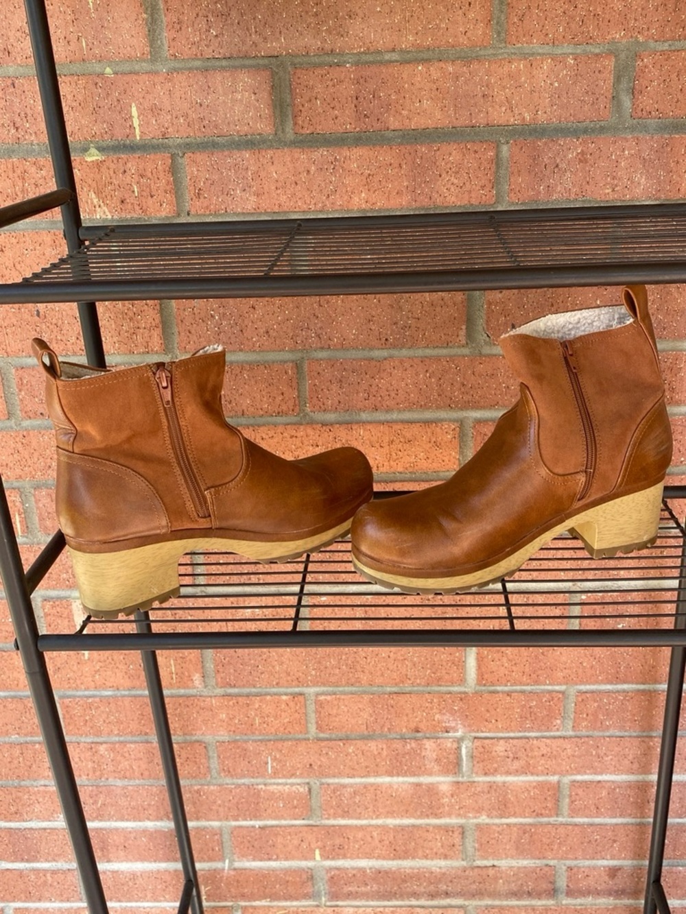 Women's Brown Leather Ankle Boots - Cozy Lined Chelsea Style - Picture 2 of 14